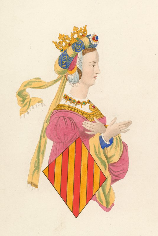 Königin Leanora von Aragon von Henry Shaw