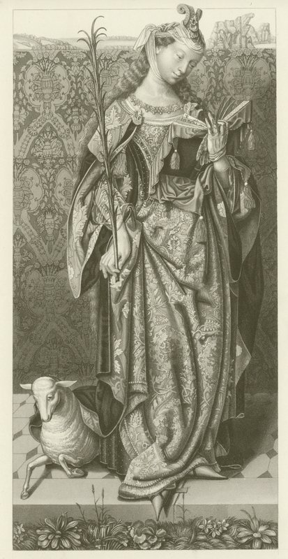 Heilige Agnes von Henry Shaw