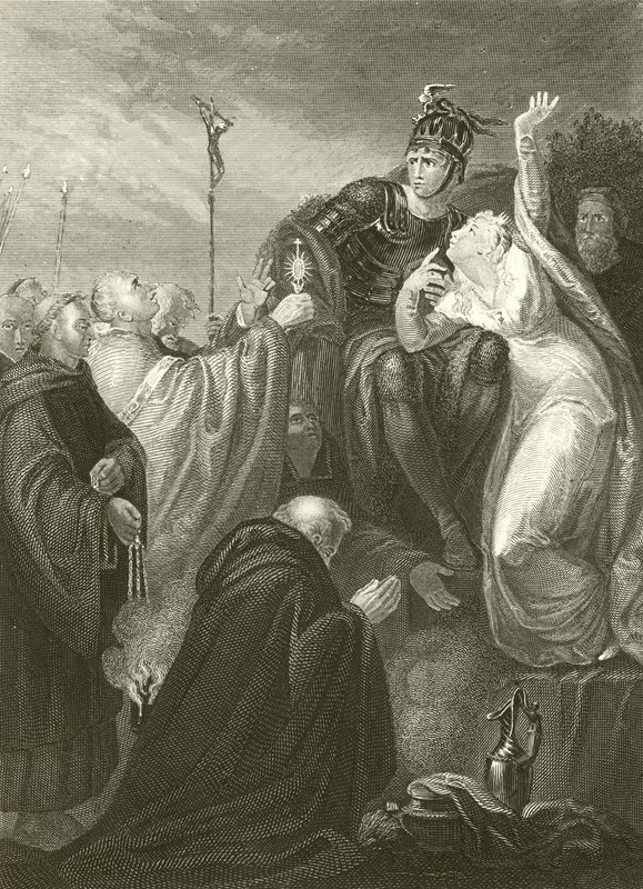 St. Augustinus vor Ethelbert von Henry Tresham