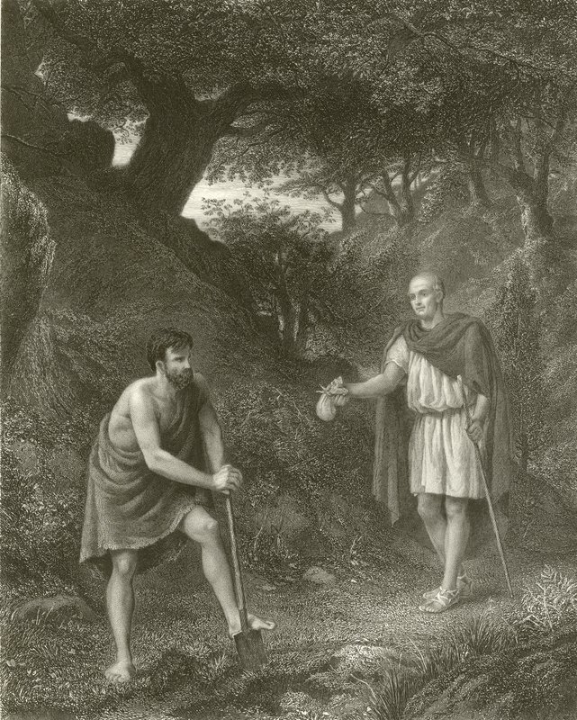 Timon und Flavius von Henry Wallis