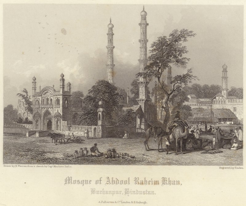 Moschee von Abdul Raheim Khan von Henry Warren
