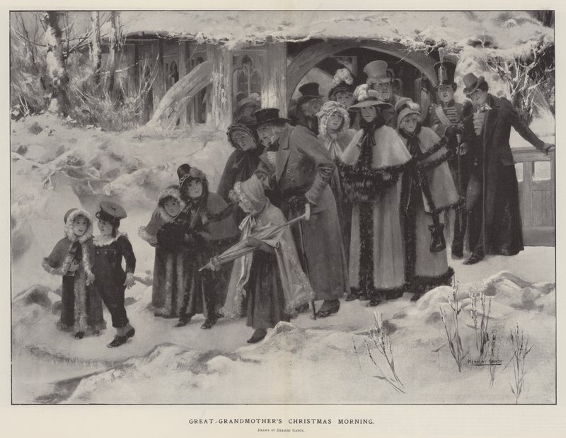 Weihnachtsmorgen der Urgroßmutter von Herbert Gandy