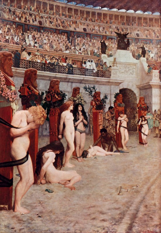 Christianae Ad Leones von Herbert Gustave Schmalz