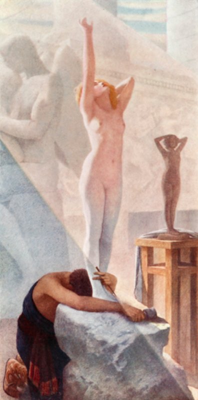Das Erwachen der Galatea von Herbert Gustave Schmalz