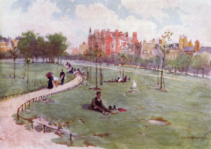Green Park von Herbert Menzies (after) Marshall