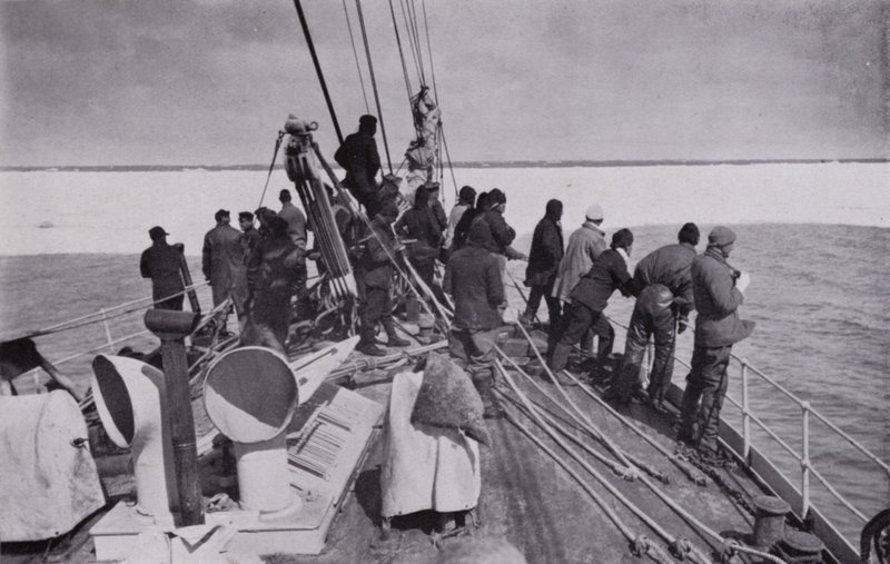 Der Zugang zum Packeis von Herbert Ponting