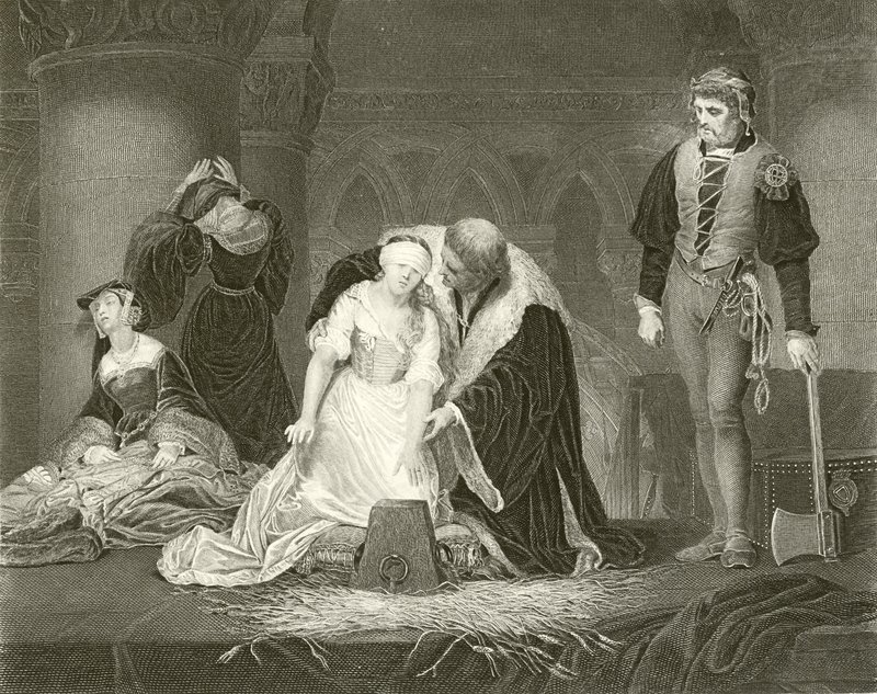 Hinrichtung von Lady Jane Grey von Hippolyte Delaroche