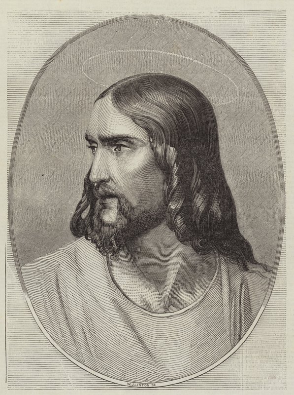 Kopf des Erlösers von Hippolyte Delaroche