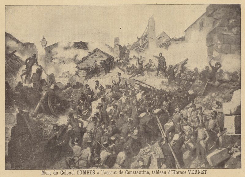 Die Eroberung von Constantine (1837) von Emile Jean Horace Vernet
