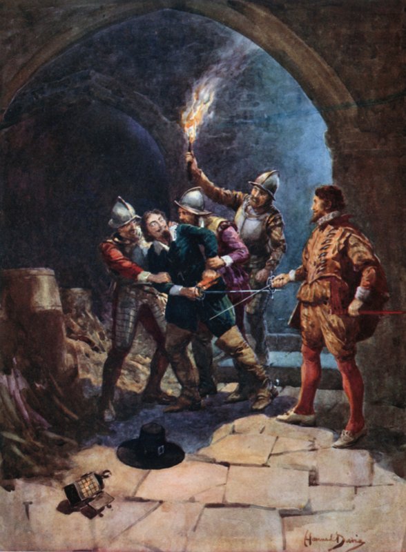 Die Verhaftung von Guy Fawkes von Howard Davie