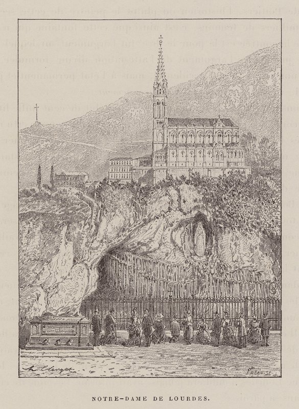 Notre-Dame de Lourdes von Hubert Clerget