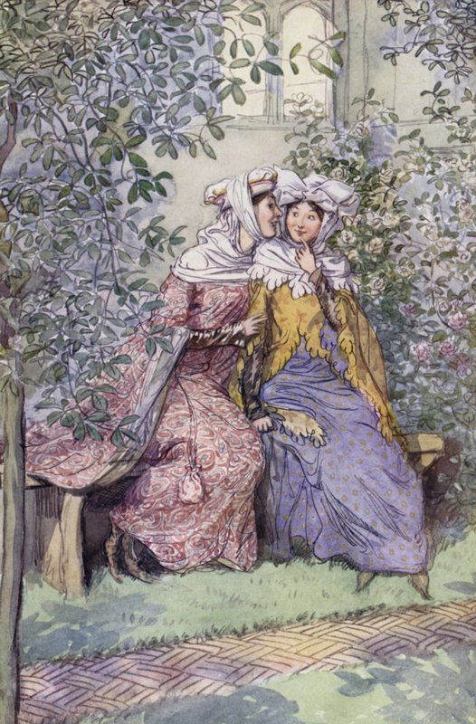 Illustration für Die lustigen Weiber von Windsor von Hugh Thomson