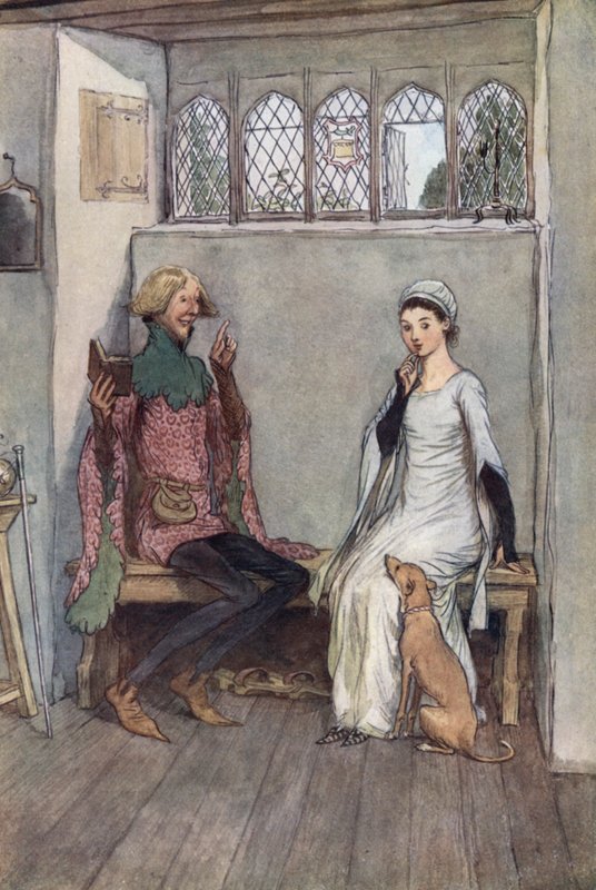 Illustration für Die lustigen Weiber von Windsor von Hugh Thomson