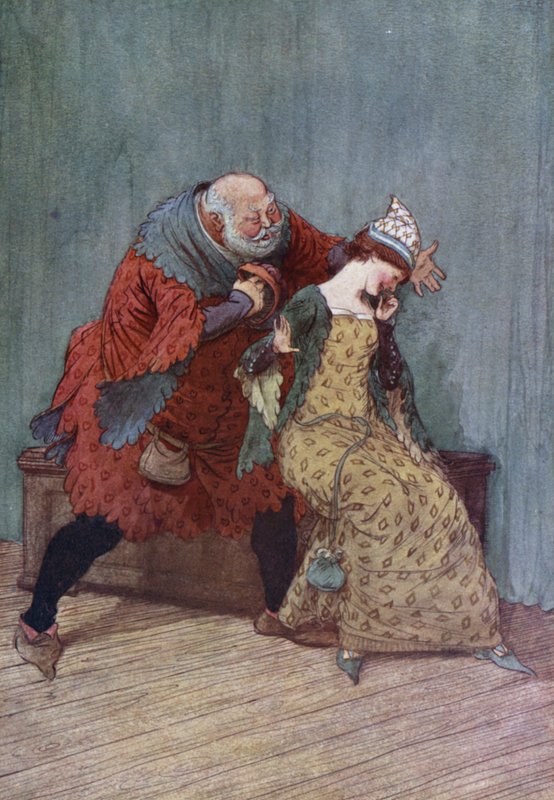 Illustration zu Die lustigen Weiber von Windsor von Hugh Thomson