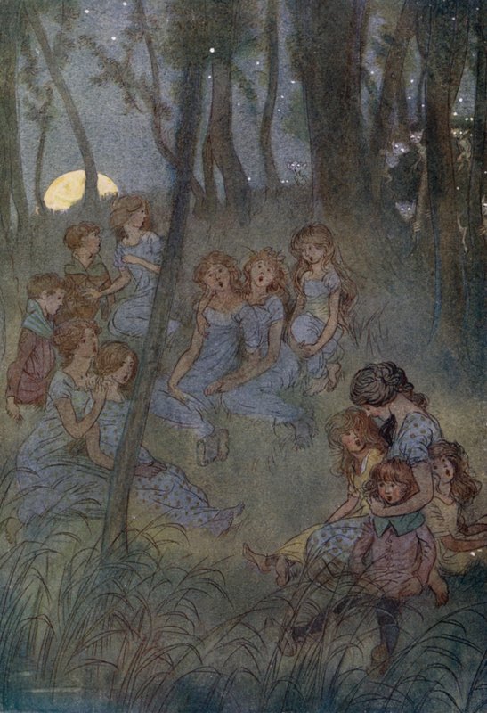 Illustration zu Die lustigen Weiber von Windsor von Hugh Thomson