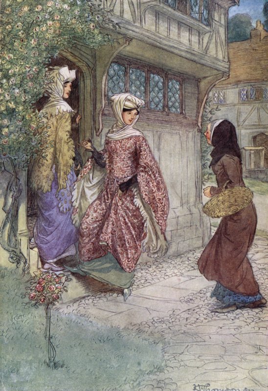 Illustration zu Die lustigen Weiber von Windsor von Hugh Thomson