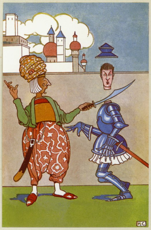 Enthaupteter ungestümer Sir Tush von Hugh Chesterman