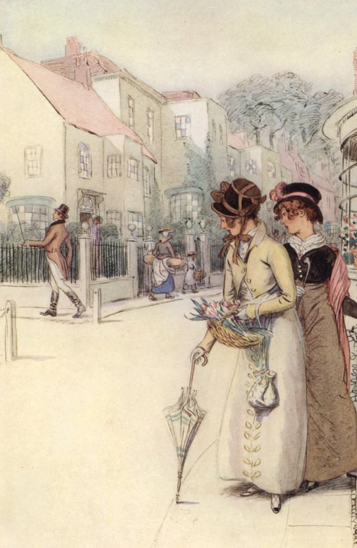 Illustration für Quality Street von Hugh Thomson