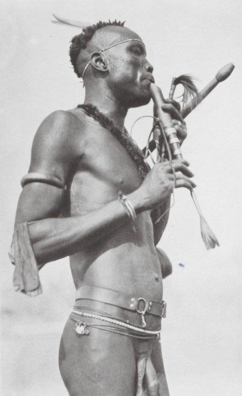 Zentralafrikanischer Njambara (s/w Foto) von Hugo Adolf Bernatzik