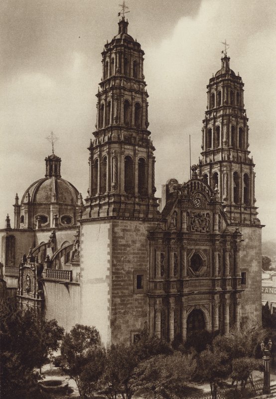 Mexiko: Kathedrale von Chihuahua von Hugo Brehme