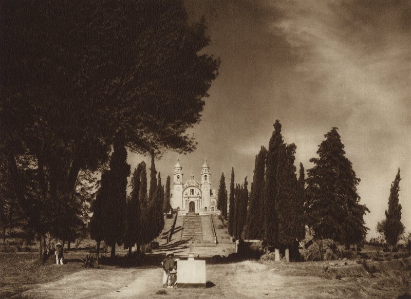 Mexiko: Cholula, Kirche von Guadalupe von Hugo Brehme