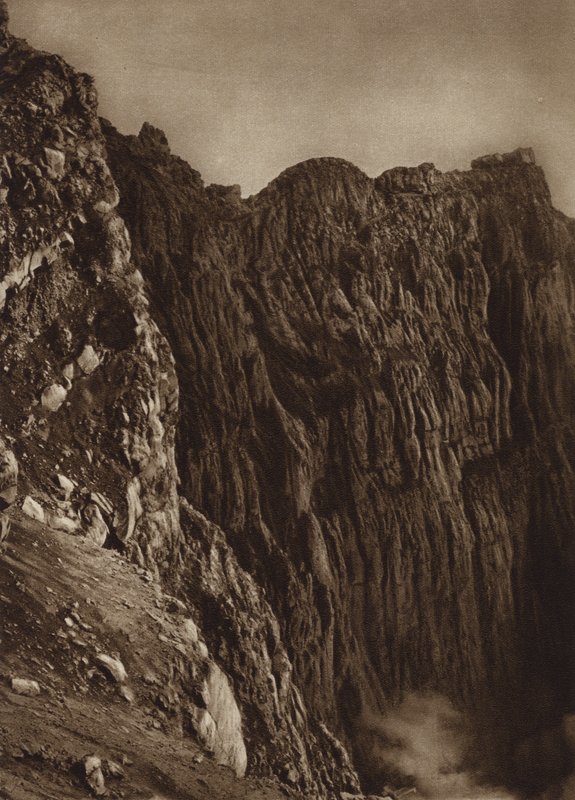 Mexiko: Der Krater des Popocatepetl von Hugo Brehme