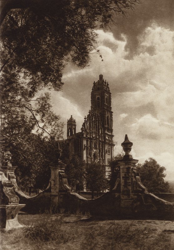 Mexiko: Kirche von Tepozotlan von Hugo Brehme