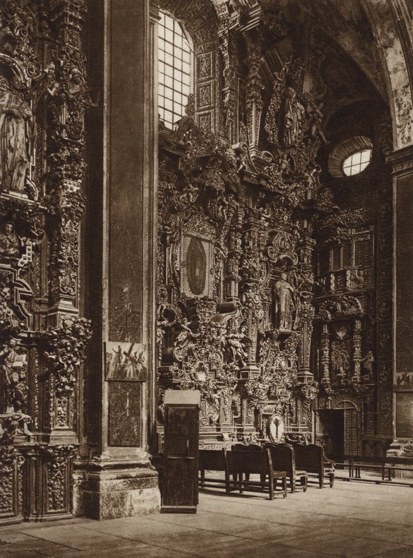 Mexiko: Kirche von Tepozotlan von Hugo Brehme