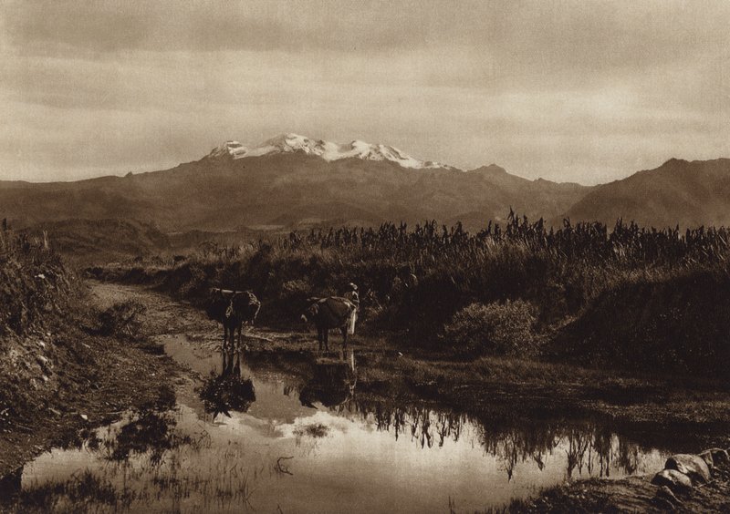 Mexiko: Iztaccihuatl von Hugo Brehme