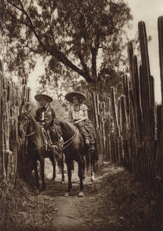 Mexiko: Mexikaner in Nationaltracht von Hugo Brehme
