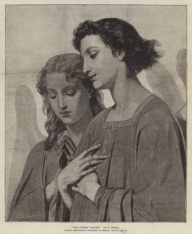 Das Gebet der Engel von Hugues Merle