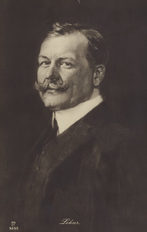 Porträt von Franz Lehar von Hungarian School