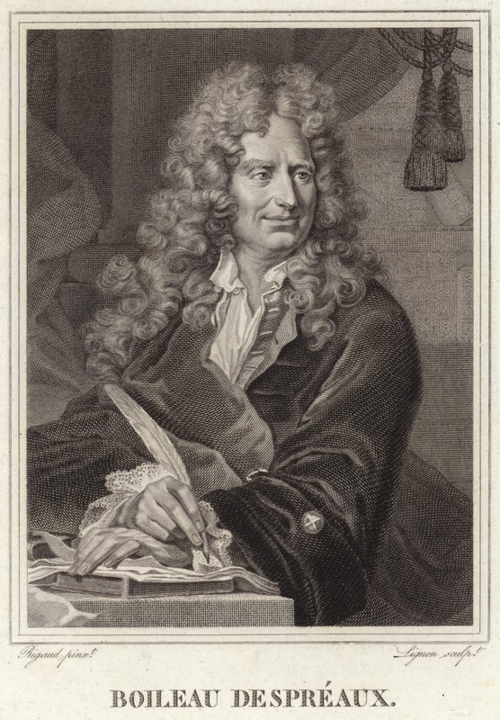 Porträt von Nicolas Boileau-Despreaux von Hyacinthe Francois Rigaud