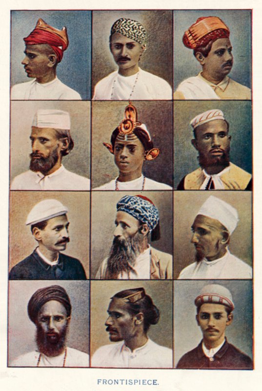 Indische Eingeborene: Frontispiz von Indian photographer