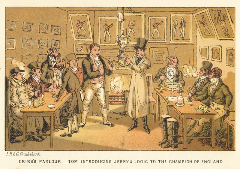 Cribbs Salon von Isaac, Robert and George Cruikshank