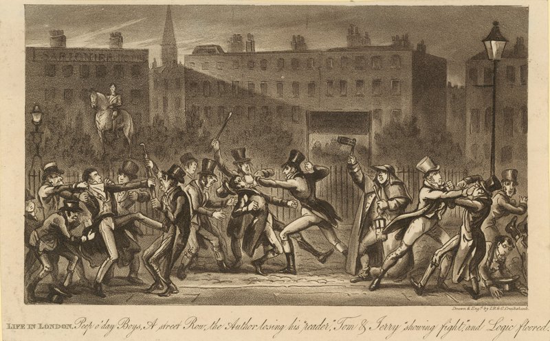 Leben in London von Isaac, Robert and George Cruikshank