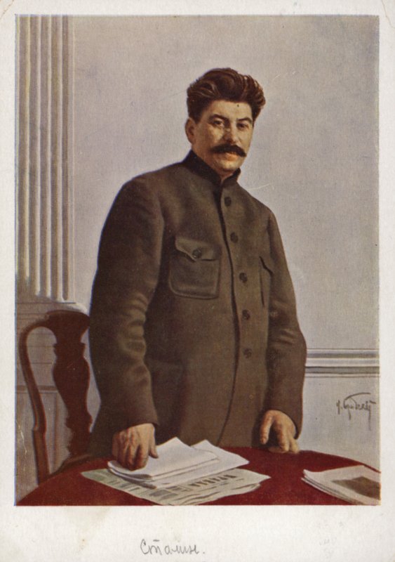 Joseph Stalin, sowjetischer Bolschewikenführer von Isaak Israilevich Brodsky