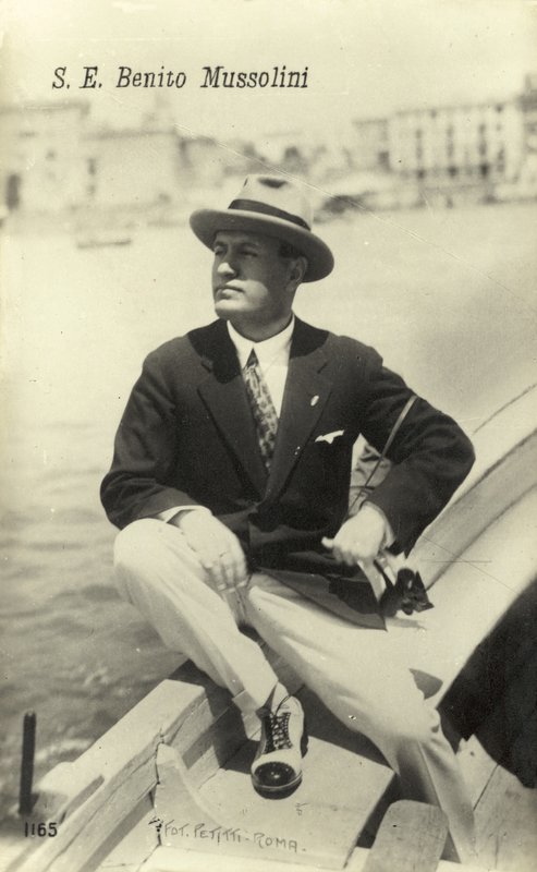 Benito Mussolini von Italian Photographer