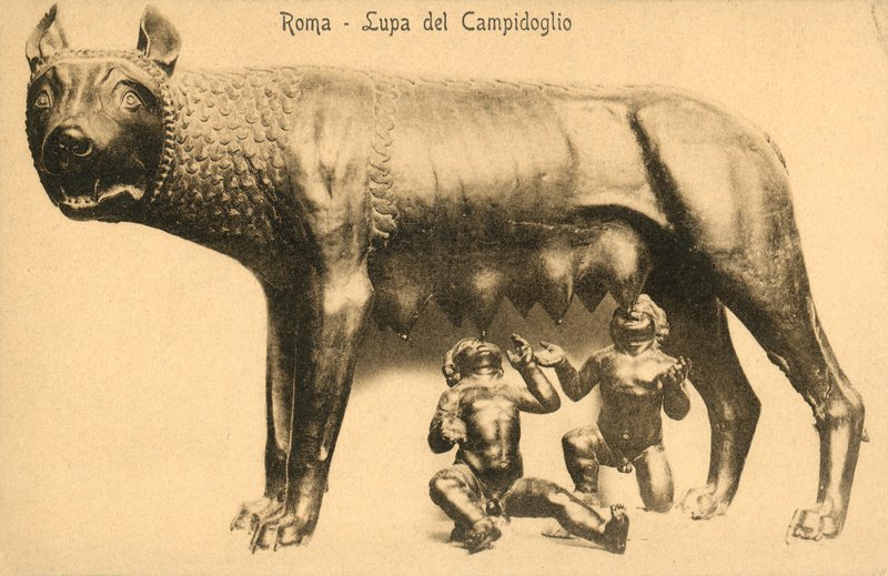 Rom, Wolf von Campidoglio von Italian Photographer