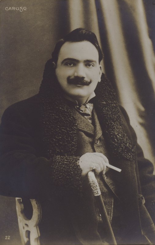 Enrico Caruso, italienischer Opernsänger von Italian Photographer