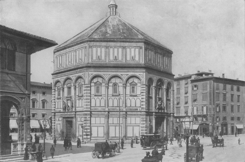 Florenz, Das Baptisterium von Italian Photographer
