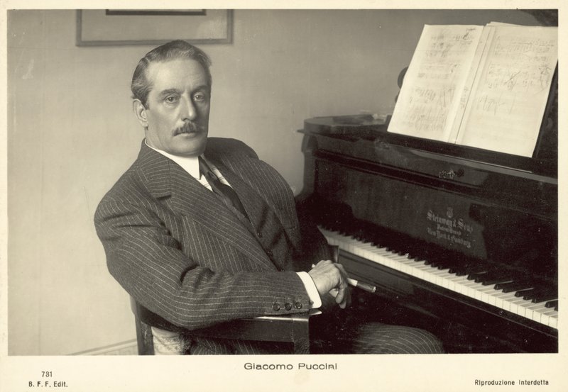 Giacomo Puccini von Italian Photographer