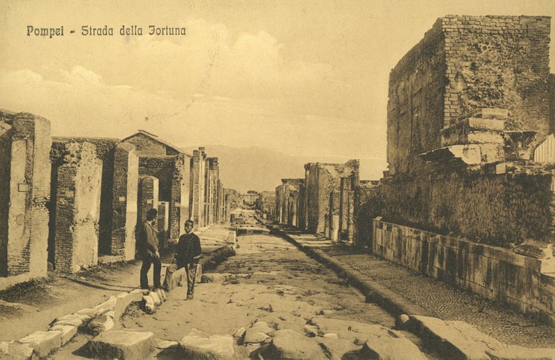 Pompei, Italien, Strada Della Fortuna von Italian Photographer