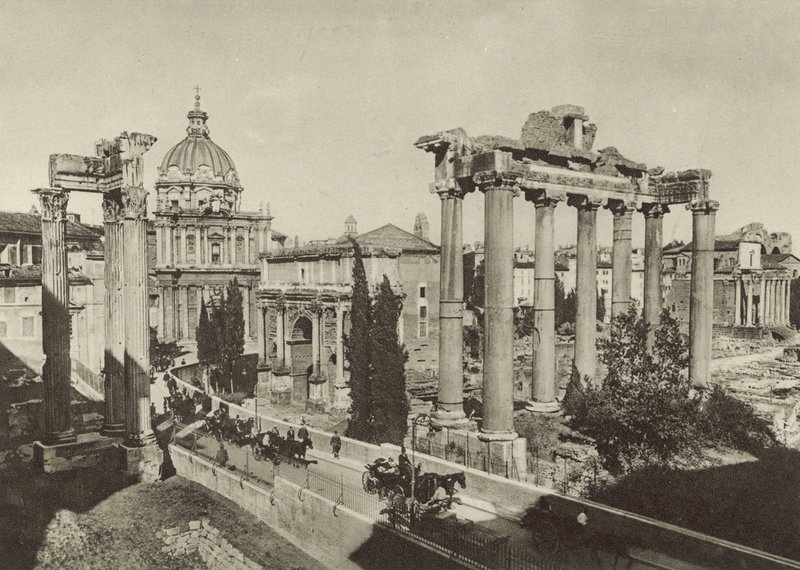 Forum Romanum mit den neuen Ausgrabungen von Italian Photographer