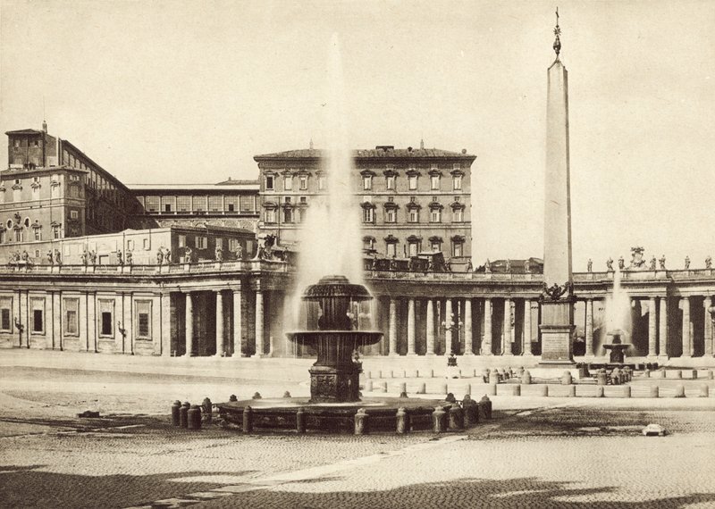 Petersplatz und Vatikanpalast von Italian Photographer