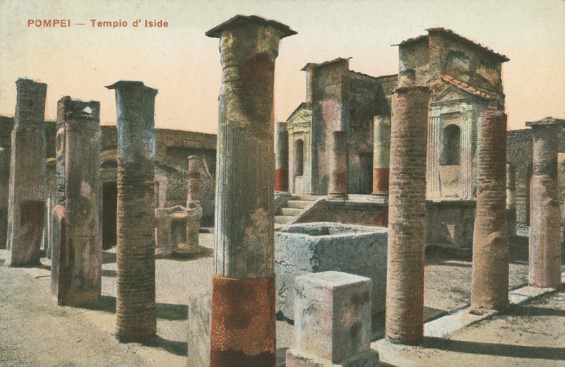 Tempel der Isis, Pompeji von Italian Photographer