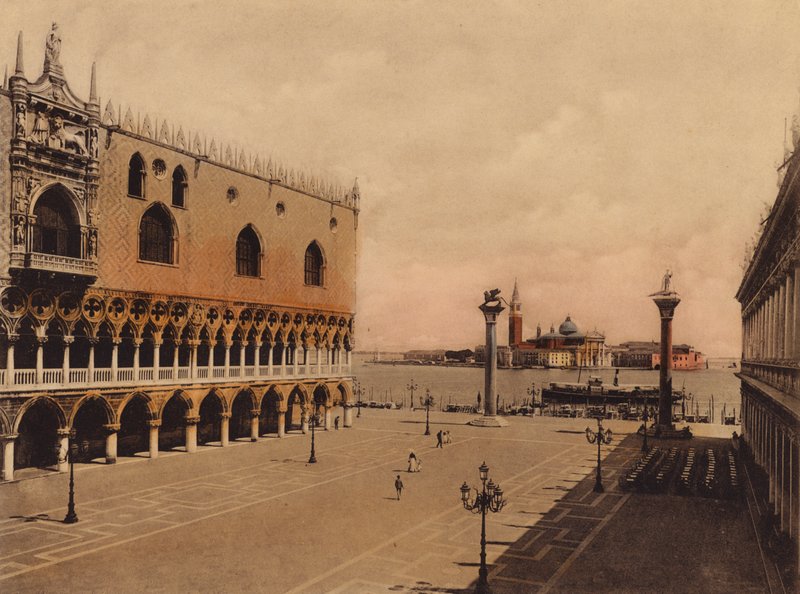 Venedig: Piazzetta (Farbfoto) von Italian Photographer