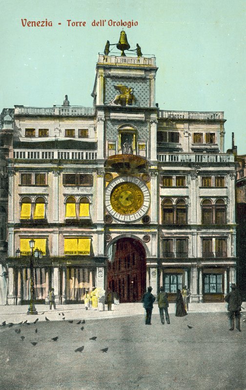 Venedig, Italien, Torre Dell Orologio von Italian Photographer