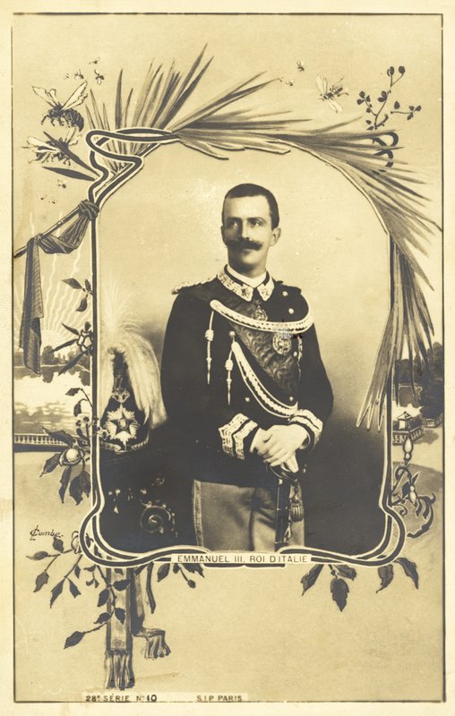 Viktor Emanuel III., König von Italien von Italian Photographer