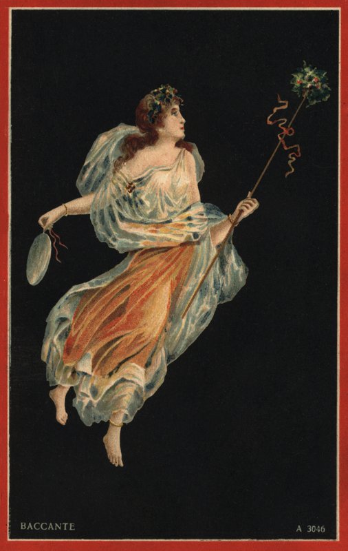 Bacchantin von Italian School